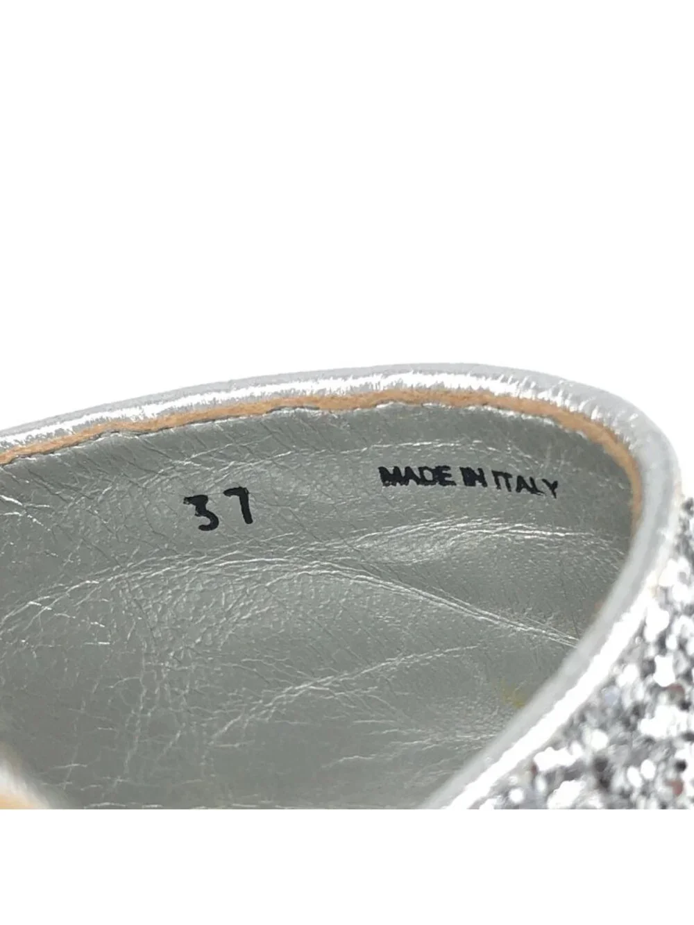 Miu Miu Espadrilles Sandals Silver Beige